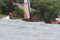 Topper Blaze Dinghies competing at Brixham