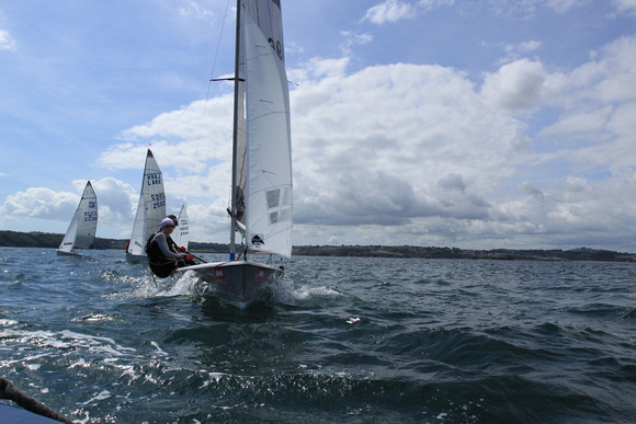 Larks competing at Brixham for their 50th anniversary championship