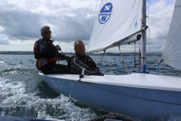 Larks competing at Brixham for their 50th anniversary championship
