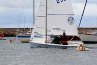 Mirror Dinghies competing at Brixham in the European Championships